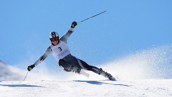 Ben Griffin winning the Giant Slalom at the 2009 National Championships at Coronet Peak.